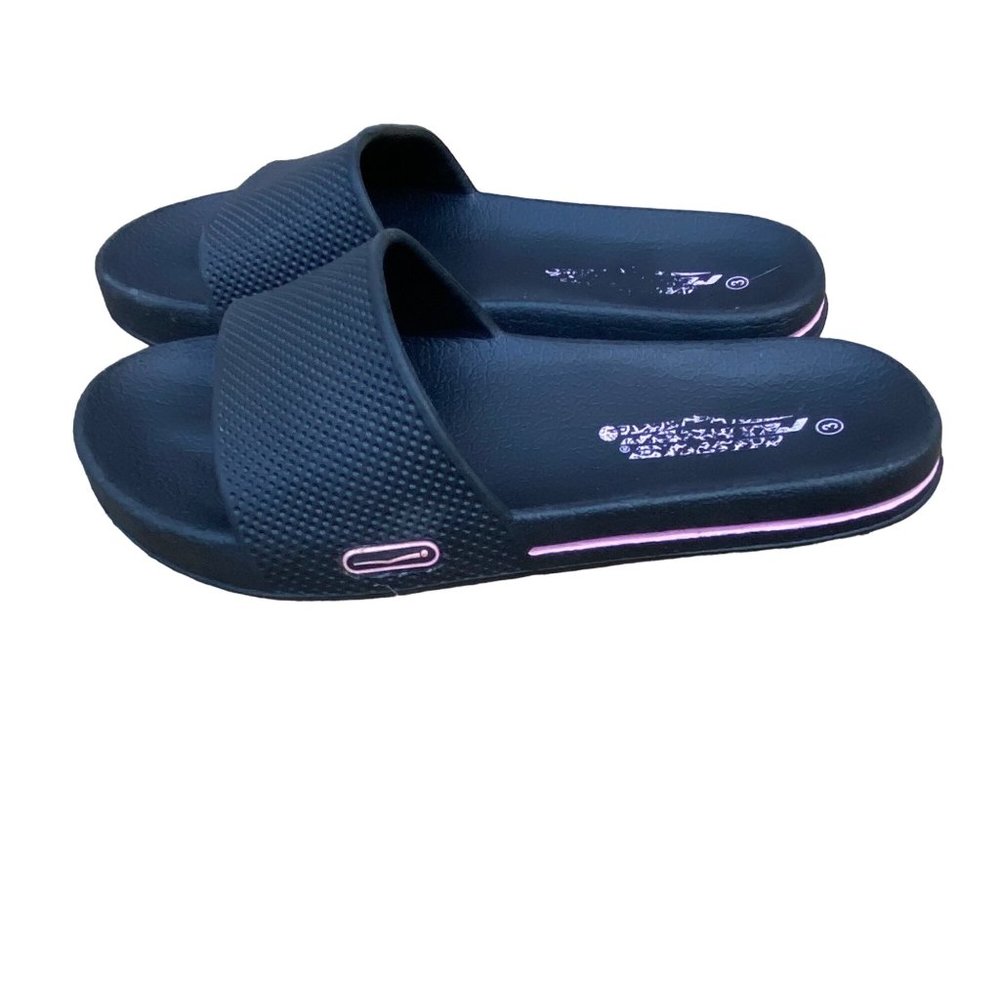 Wave Runner slides water shoes‎ black kids size 3